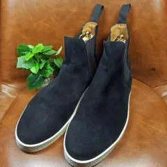 JOHN LOBB サイドゴアブーツEVETT 黒 7 1/2 スエード - メルカリ