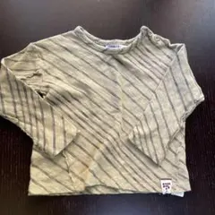 ZARA グリーンストライプ 長袖Tシャツ 98cm ザラ