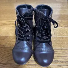 【any FAM】レースアップブーツ　21㎝のサムネイル