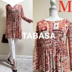 TABASA タバサ　35,200円　チュニックワンピース オレンジ　32 M寸のサムネイル
