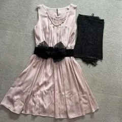 一回着用　結婚式参列用ドレス　3点セット