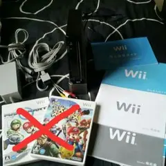 Wii 本体 ( ブラック ) 箱なし