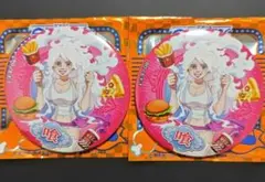 ワンピース 麦わらストア 輩缶バッジ GOURMET ニカボニー 2点