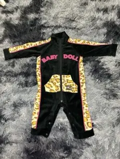 BABY DOLL レオパードロンパース 70