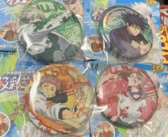 呪術廻戦 グリッター缶バッジ 中国限定 公式  4点