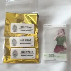 にじフェス 2025 ロゼミ ラブロック ネームバッチ クリアカード