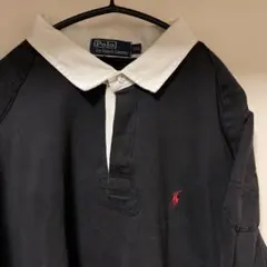 POLO BY RALPH LAUREN ラガーシャツ ポロシャツ 黒 2XL