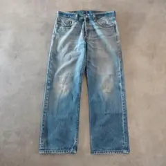 リーバイス501xx W34 ヒゲ 00s Y2K 青 古着 23270