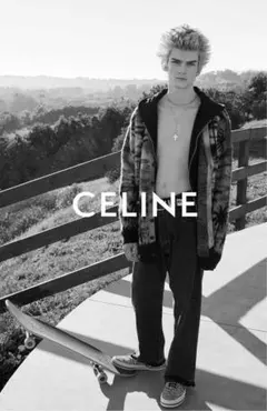 23SS CELINE ゼブラ柄 スニーカー エディ期 41のサムネイル