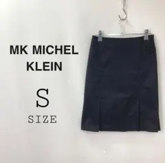 エムケーミッシェルクラン スカート 裾ボックス ひざ丈 シンプル ブラック