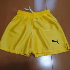 PUMA イエロー ハーフパンツ 120cm