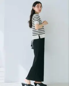 coca　サマーニット（半袖）ボーダー