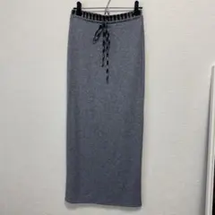 ZARA グレー スリット入り タイトスカート Sサイズ
