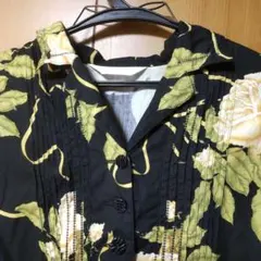 美品インゲボルグ　薔薇プリントワンピース