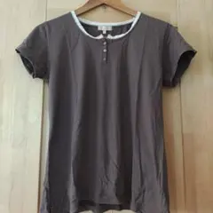 MサイズマタニティELIN DOLL Tシャツブラウンのサムネイル