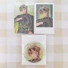 オリバー・エバンス WORLD TOUR 2025 チェキ風カード 缶バッジ