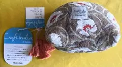 ★☆【レア】Madu クラフトインディア刺繍ポーチ　ジャガード織☆★