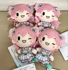 プロセカ　ふわぷちマスコット　モアジャン　ぬいぐるみ　桃井愛莉　4体セット