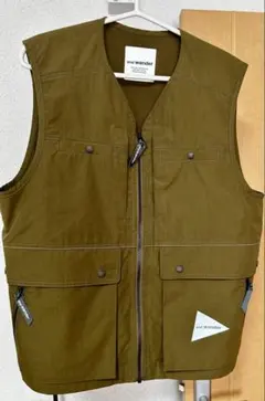 23FW and wander アンドワンダー ダウンベスト サイズ - メルカリ