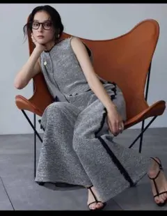 【2025AW】ツイード フリンジ オールインワン