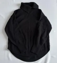 AZUL アズール タートルネックニットブラック 黒 Sサイズ