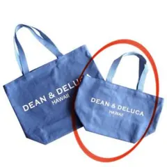 DEAN & DELUCA ブルー　トートバッグSサイズのサムネイル