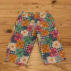 BISCUITS ハーフパンツ 120サイズ カラフル　ミキハウス 綿100%