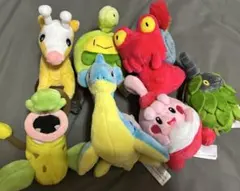 ポケモン fit ぬいぐるみ セット まとめ売り スボミー ラプラス ウツボット