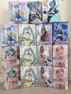 初音ミク 巡音ルカ 桜ミク フィギュア ぬーすと クローバー 白薔薇 アネモネ