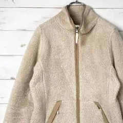 ノースフェイス フルジップ フリースジャケット ロゴ刺繡 ファスナーポケット Sのサムネイル