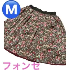 フォンセ⭐️花柄フレアスカート⭐️リバーシブルのサムネイル