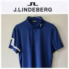 J.LINDEBERG ジェイリンドバーグ メンズ 半袖ポロシャツ ネイビー