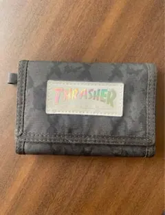 スラッシャー　THRASHER 三つ折り財布　スケートボード