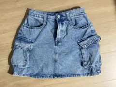 訳あり　デニムミニスカート