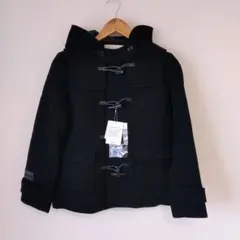 ★【古着】LATORRE(ラ・トッレ)ダッフルコート　M　黒のサムネイル