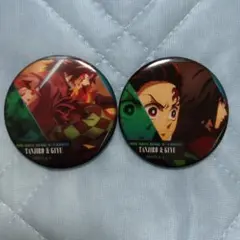 鬼滅の刃 無限城編第一章 ものがたる背中コレクション缶バッジA 炭治郎 義勇