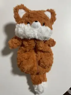 キツネ ぬいぐるみ型 ポーチ　ペンケース