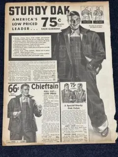 USA VINTAGE SEARS HERCULES 1937年 本物広告 - メルカリ