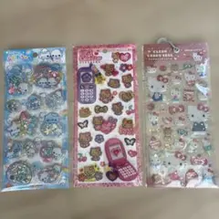 正規品　あわわちゃんスパンコール　平成はっぴーフォン　クリアキャンディーシール