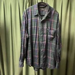 BEAMS チェック 長袖シャツ Sサイズ 大きめ