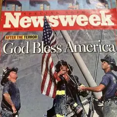 Newsweek God Bless America保管品　色褪せあり