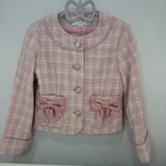 anyFAM チェック柄ジャケット 120