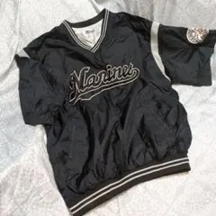 プロ野球千葉ロッテ紺系 Vネックジャケット Fサイズファンクラブ限定