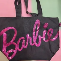 Barbie ストーン装飾 ブラックトートバッグのサムネイル