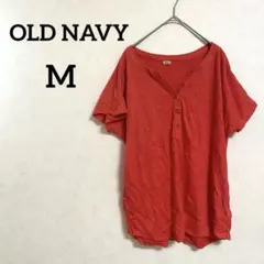 OLD NAVY 【M】 半袖 チュニック オレンジ カジュアル シンプル