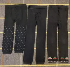レギンス タイツ スパッツ　100cm 3枚セット　UNIQLO