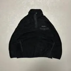 Eddie Bauer 00sフリーススナップTプルオーバー ALLBLACK