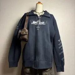 00's archive PIKO ジップアップ スウェット ロゴプリント ラメのサムネイル