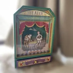 稼働品◇むらいこうじ 回転木馬 メリーゴーランド オルゴール ピエロ