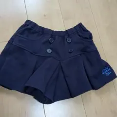 3can4onスカート風ショートパンツ ネイビー130cm